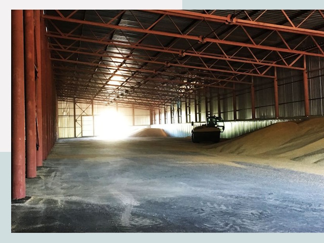 Строительство зернохранилищ в Ревде