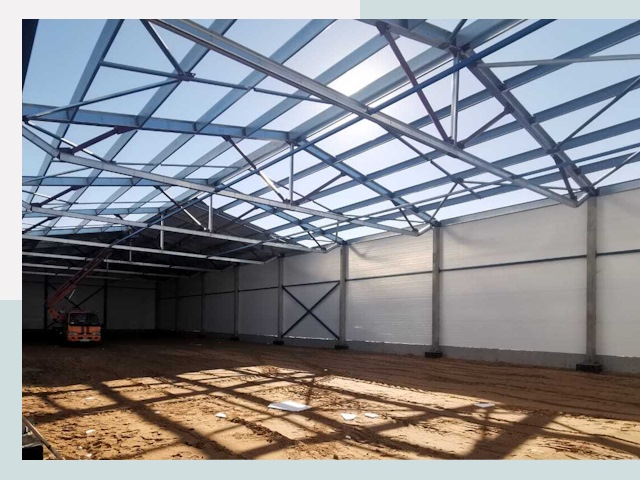 Строительство сенохранилищ в Ревде