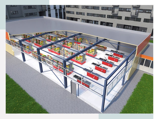 Строительство магазинов в Ревда от 635 руб. за м²