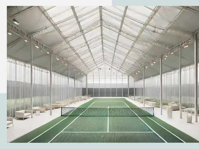 Строительство теннисных кортов в Ревде