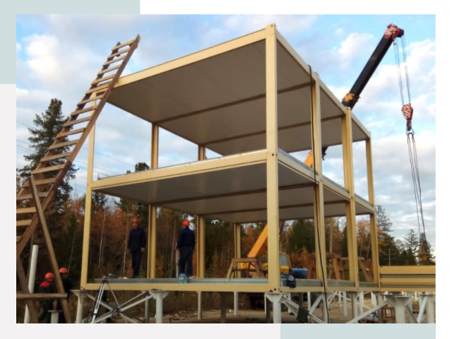 Строительство модульных здания Ревда