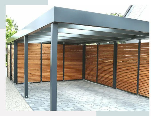 Навесы для парковки в Ревде