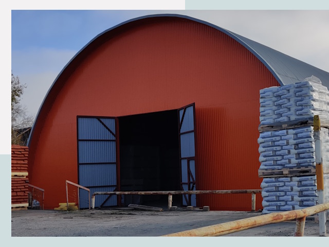 Полукруглые ангары по цене от 635 руб. в Ревда