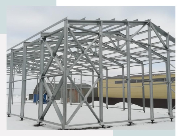 Каркасные ангары в Ревде