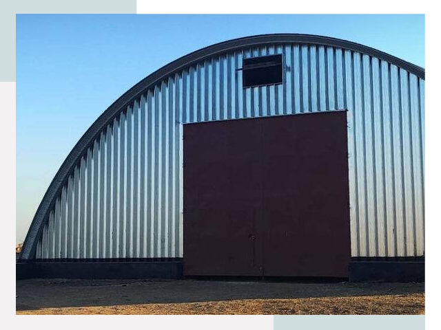 Бескаркасные ангары в Ревде