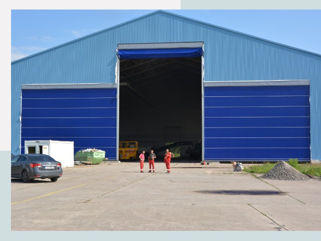 Ангарные ворота в Ревда от СтальСтрой-Рвд по цене 635 руб.